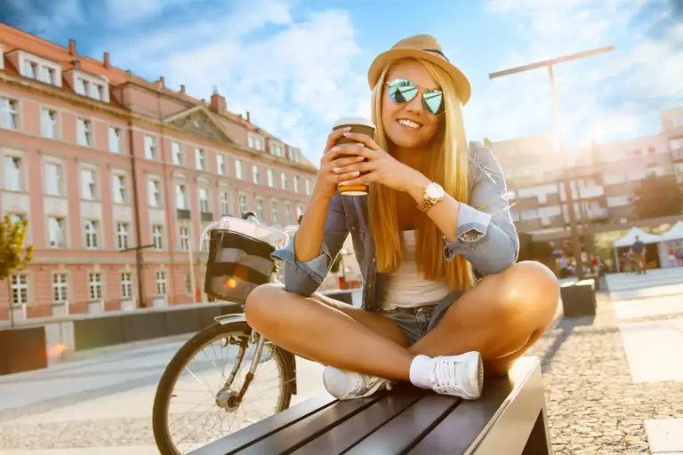 How to figure things out - smart girl with sunglasses