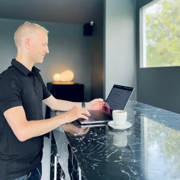 John working in the business today